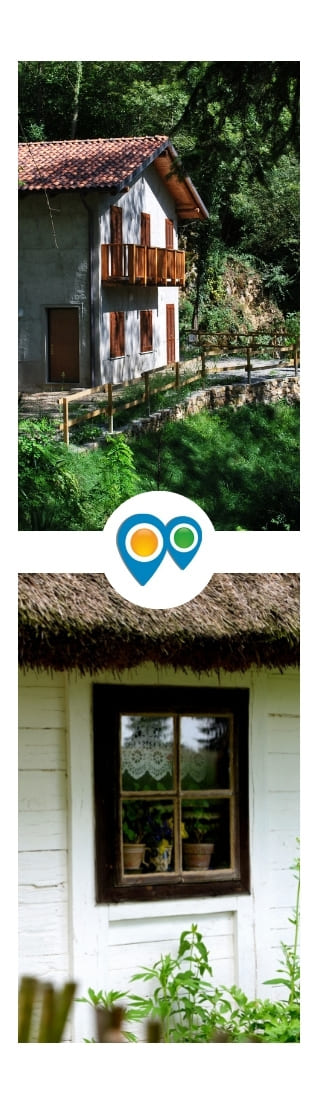 Casas rurales en Arbácegui y Guerricaiz. Munitíbar o Munditíbar